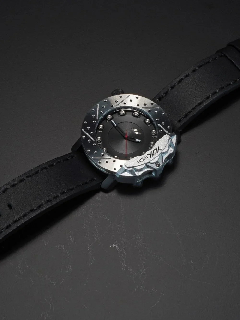 Men's Sport WristWatch Racing Style High performance Brake Disc watch